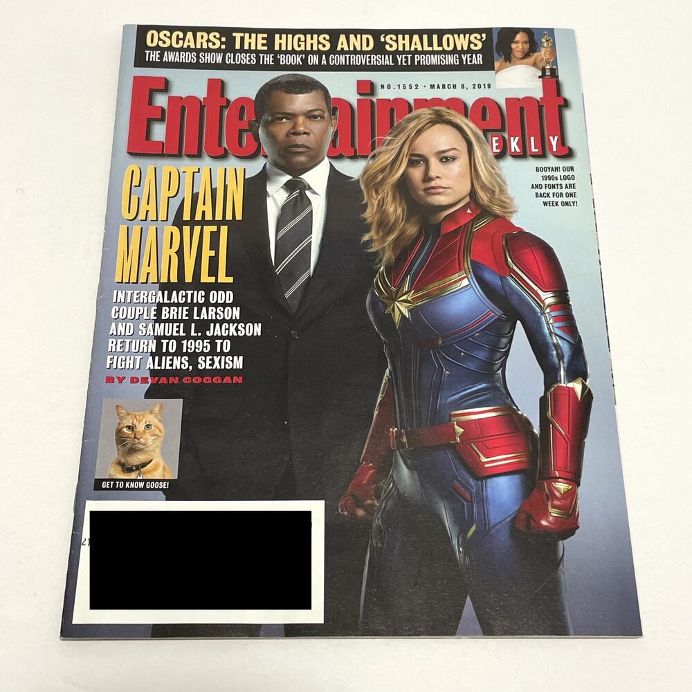 Entertainment Weekly March 8 2019 Captain Marvel Brie Larson Oscars Good Fight